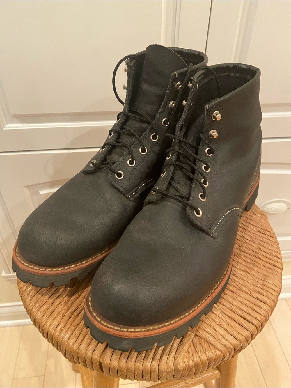 Red Wing Boots 2948 Black Spitfire Leather Men’s 12D Hard to Find